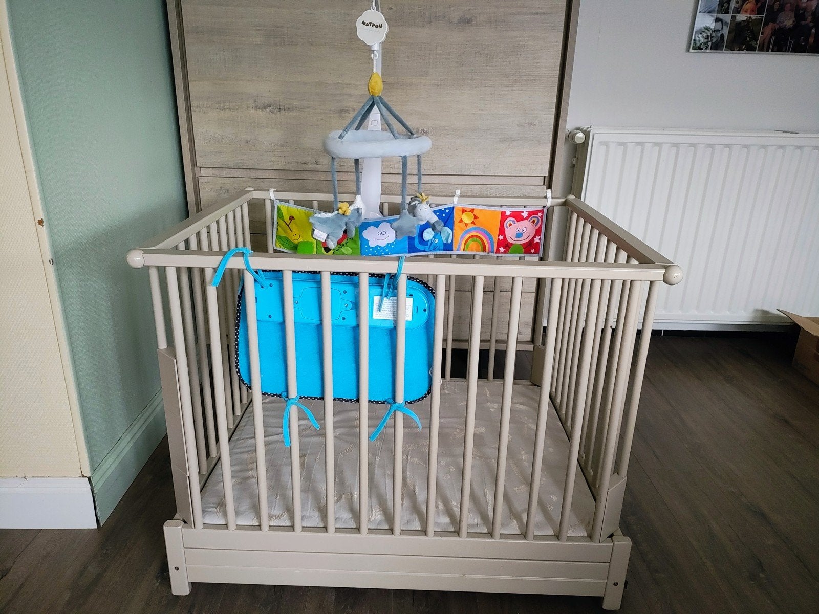 Beige park, Kinderen en Baby's, Babyparken, Ophalen, Wieltjes