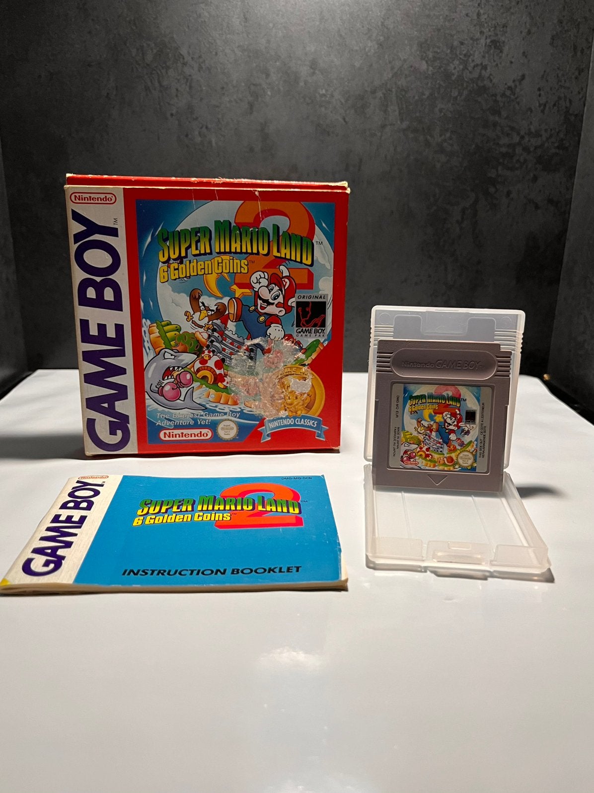 Super Mario Land 2 6 Golden Coins Game Boy CIB, Ophalen of Verzenden, Gebruikt