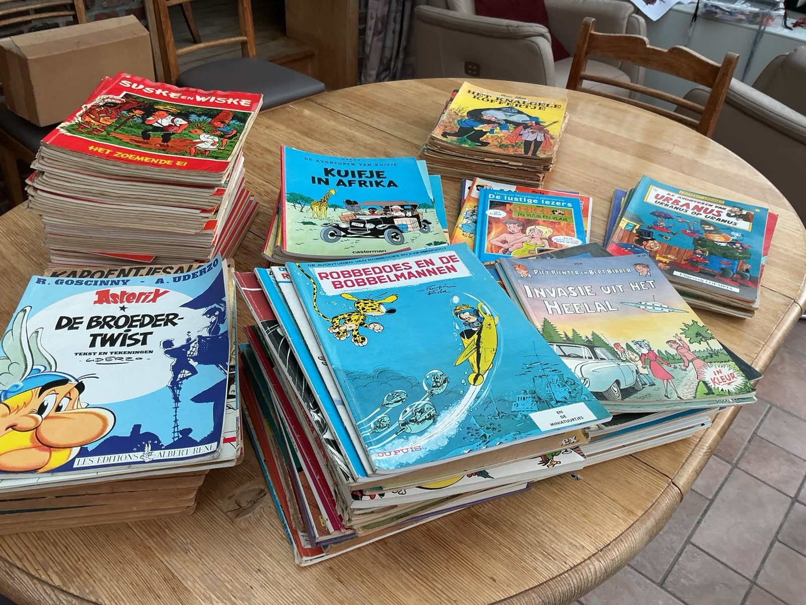 Suske en wiske, kuifje, nero, urbanus ed., Boeken, Ophalen
