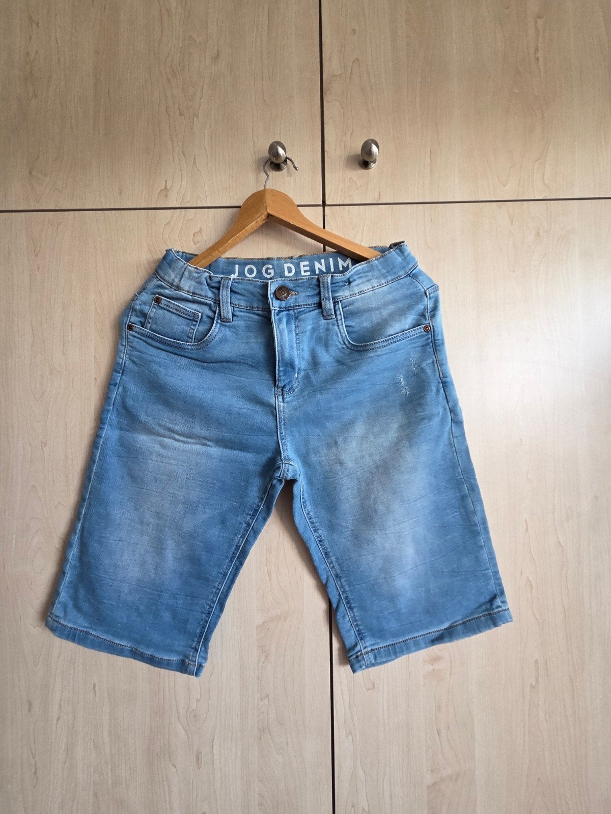 Short, Enlèvement, Neuf, Bleu, Jog denim