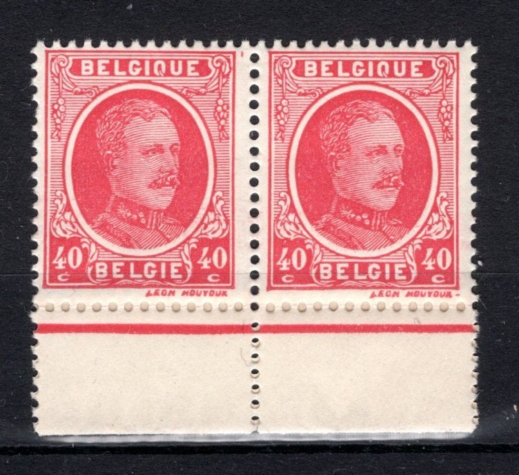 202 MNH 1922 - Z.M. Koning Albert 1 (2 stuks), Verzenden, Postfris, Postfris