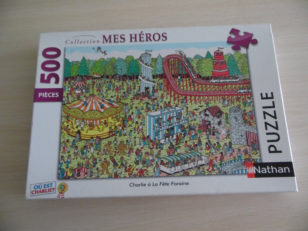 PUZZLE 500 PIÉCES CHARLIE Á LA FÊTE FORAINE NATHAN, Enfants & Bébés, Jouets | Puzzles pour enfants, Comme neuf, 6 ans ou plus