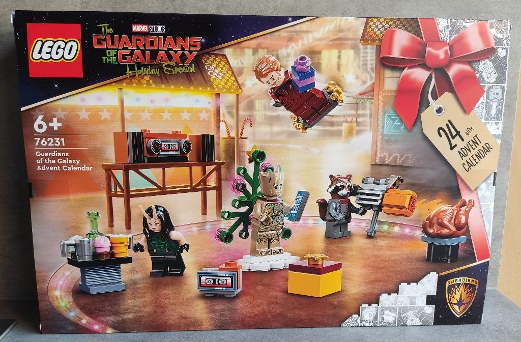 lego marvel 76231 guardians of the galaxy adventkalender, Inclusief minifiguren, Marvel, Lego, Nieuw