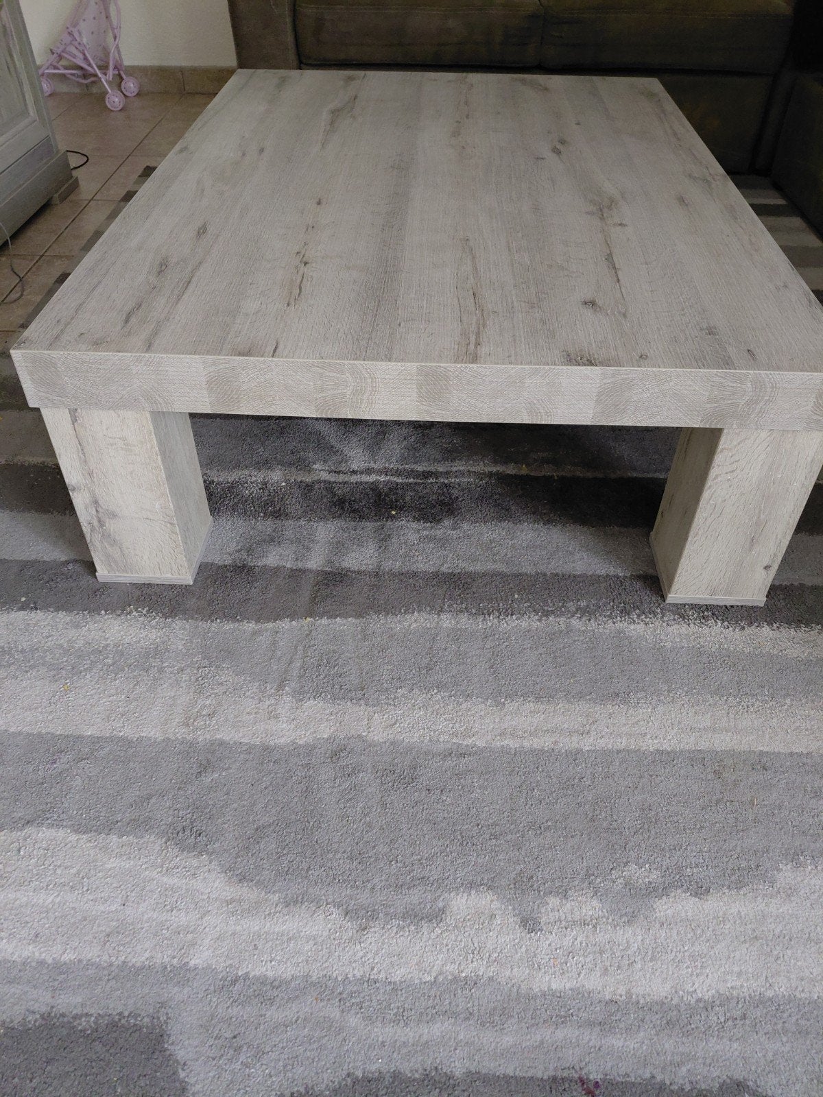 Salon tafel, Ophalen