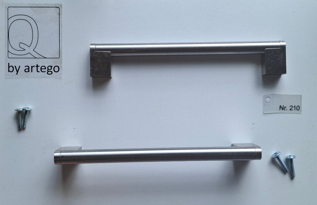 2 handgrepen kasten - roestvrijstaal - 192 cm - catnr 210, Enlèvement ou Envoi, Neuf