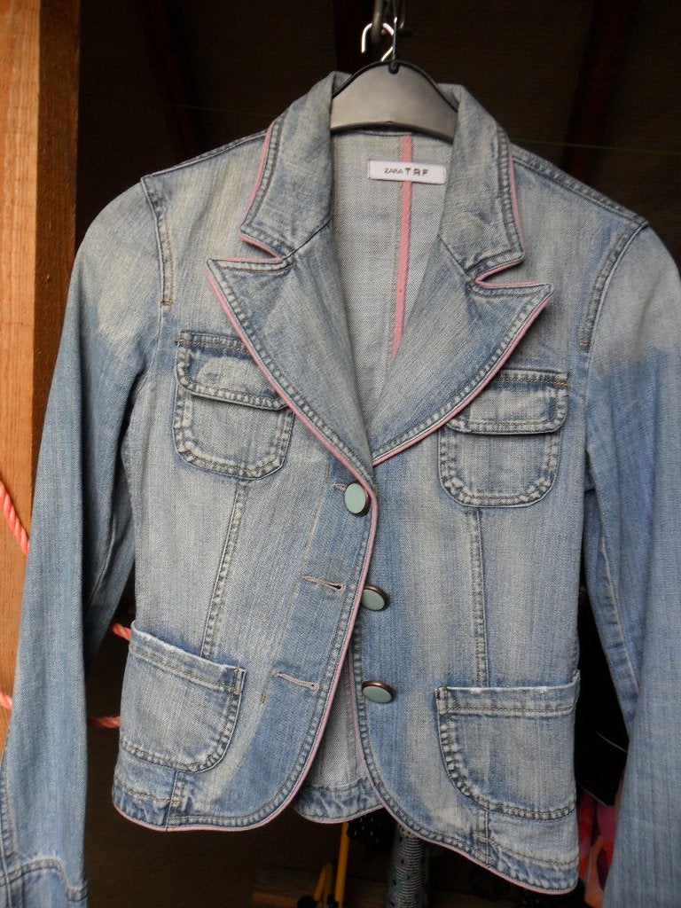 veste jeans femme et 2 gilets fantaisie (ex; pour soirée), Kleding | Dames, Jassen | Zomer, Ophalen, Gedragen, Maat 36 (S), Rood