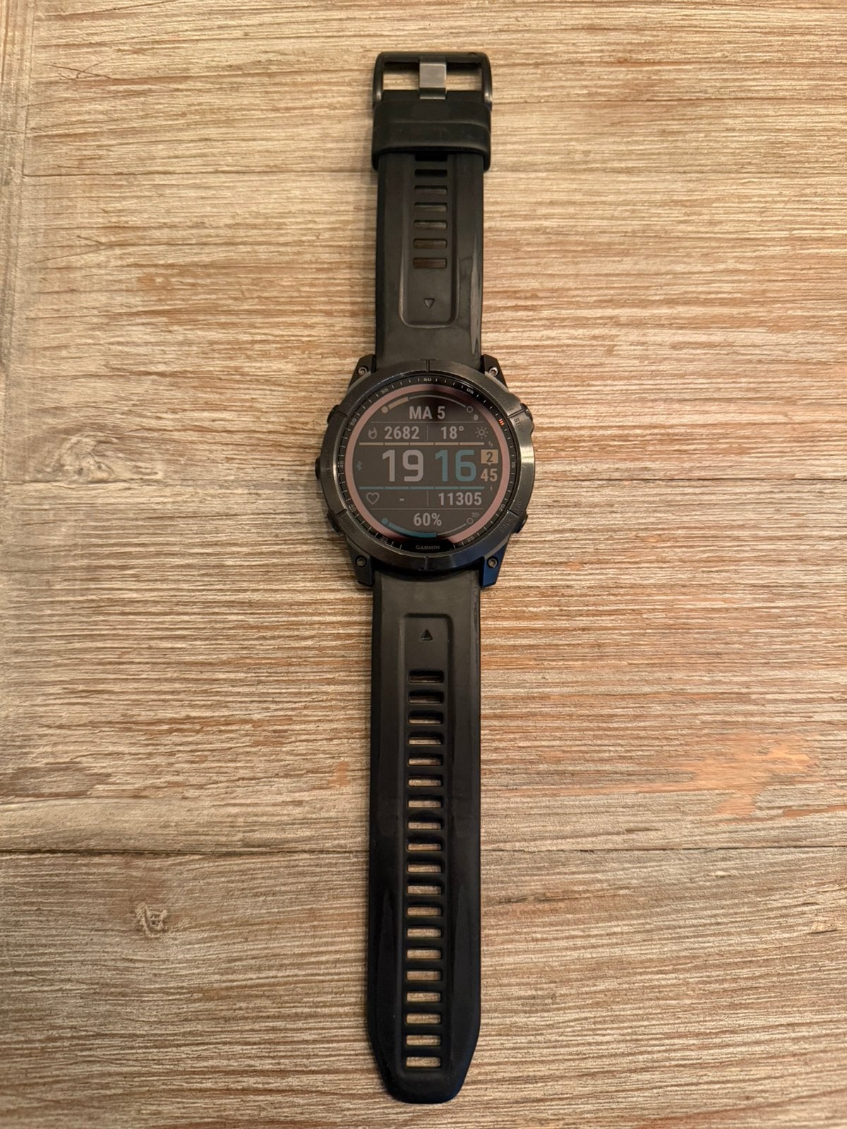 Garmin Fenix 7X Solar Zwart 51mm, Enlèvement, Comme neuf, Noir