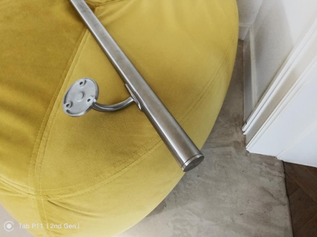 Nieuwe Inox trapleuning 1 meter lang, Enlèvement, Inox