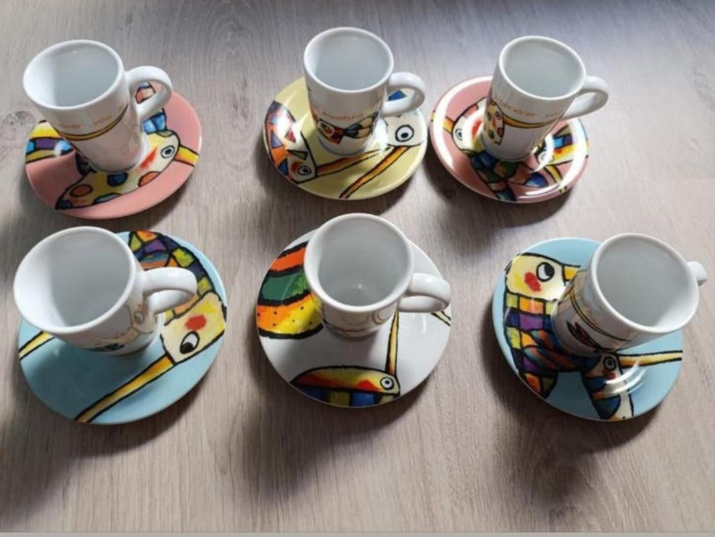 6 espresso kopjes van Kahla Vitalis, Ophalen