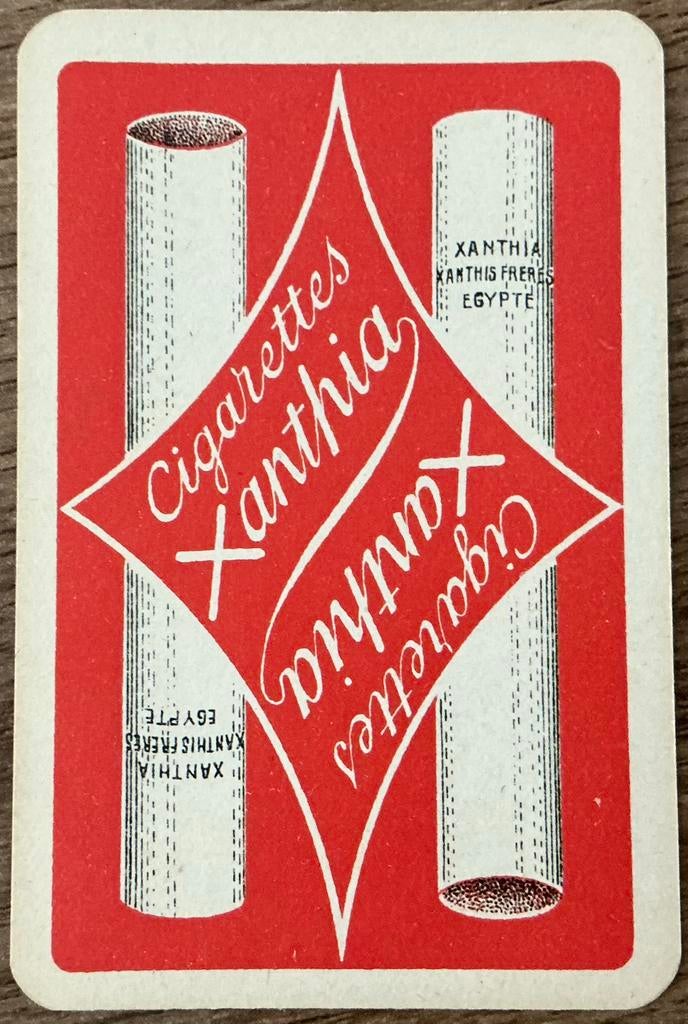 Carte à jouer XANTIA CIGARETTES, Enlèvement ou Envoi, Comme neuf, Carte(s) à jouer