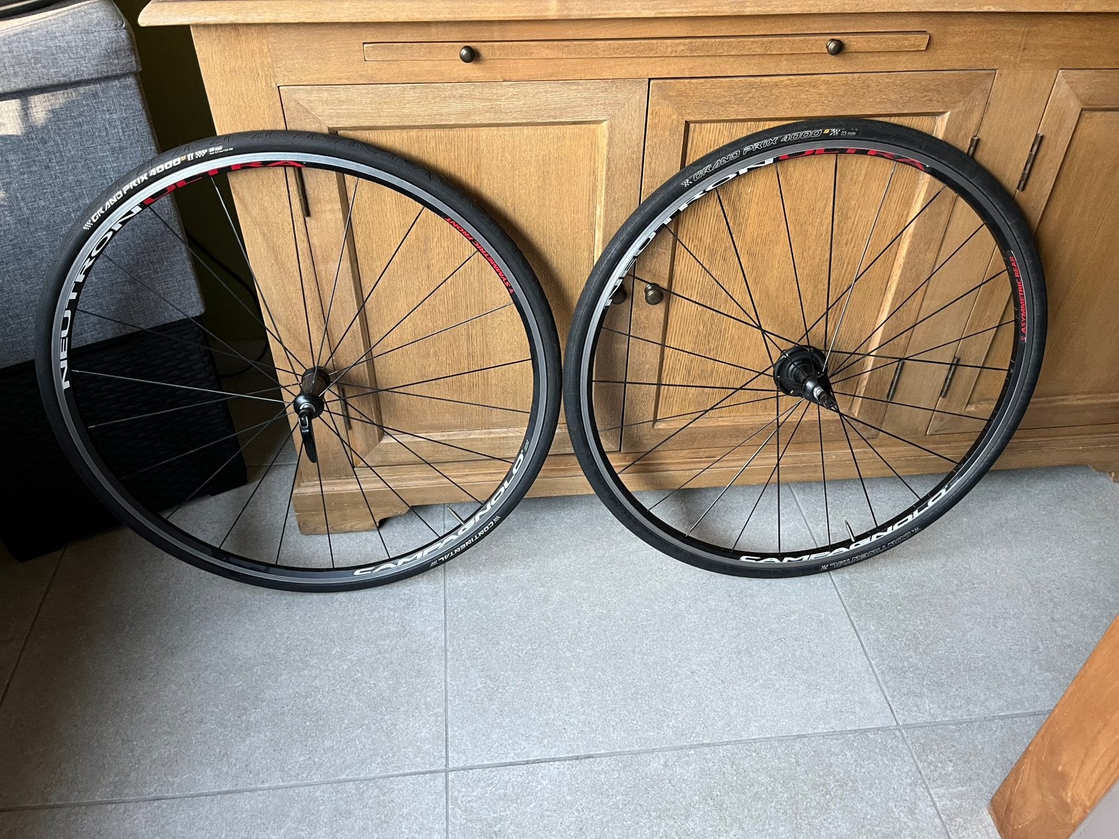 Campagnolo Neutron Ultra wielset, Comme neuf, Enlèvement, Aluminium, Racefiets