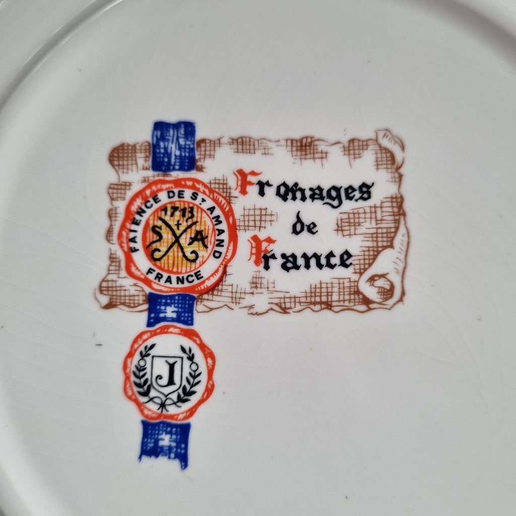 6 assiettes à fromage, Enlèvement ou Envoi, Comme neuf, Céramique, Assiettes(s)