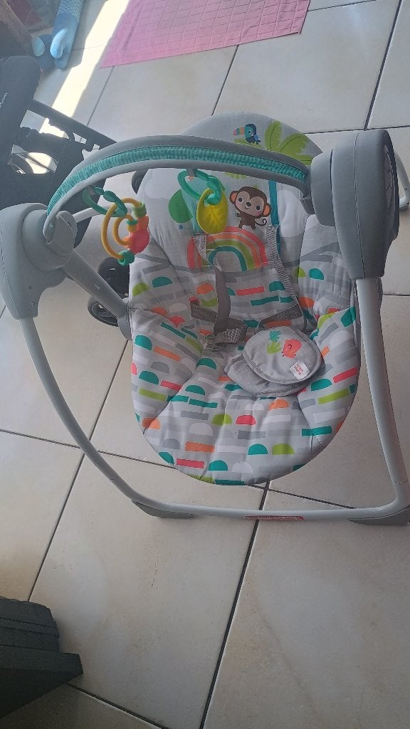 Balancelle bébé, Autres marques, Comme neuf, Enlèvement, Avec ceinture(s)