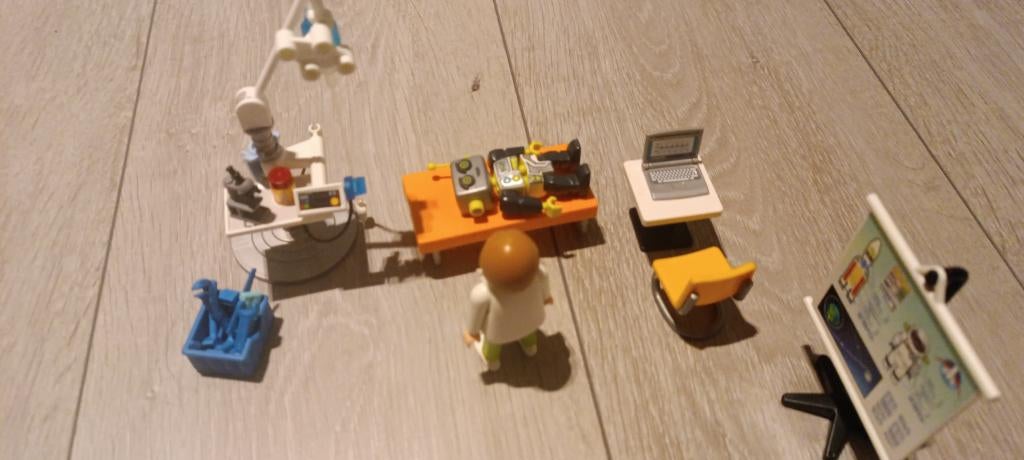 WETENSCHAPPERS EN ASTRONAUTEN PLAYMOBIL, Ophalen, Zo goed als nieuw, Los Playmobil