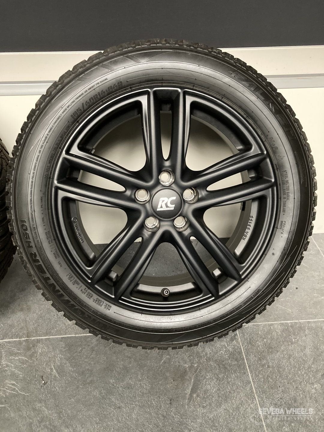 16” VW Polo 2G0 / Audi a1 GB velgen + winterbanden 5x100, Auto-onderdelen, Banden en Velgen, Gebruikt, -, Banden en Velgen, -