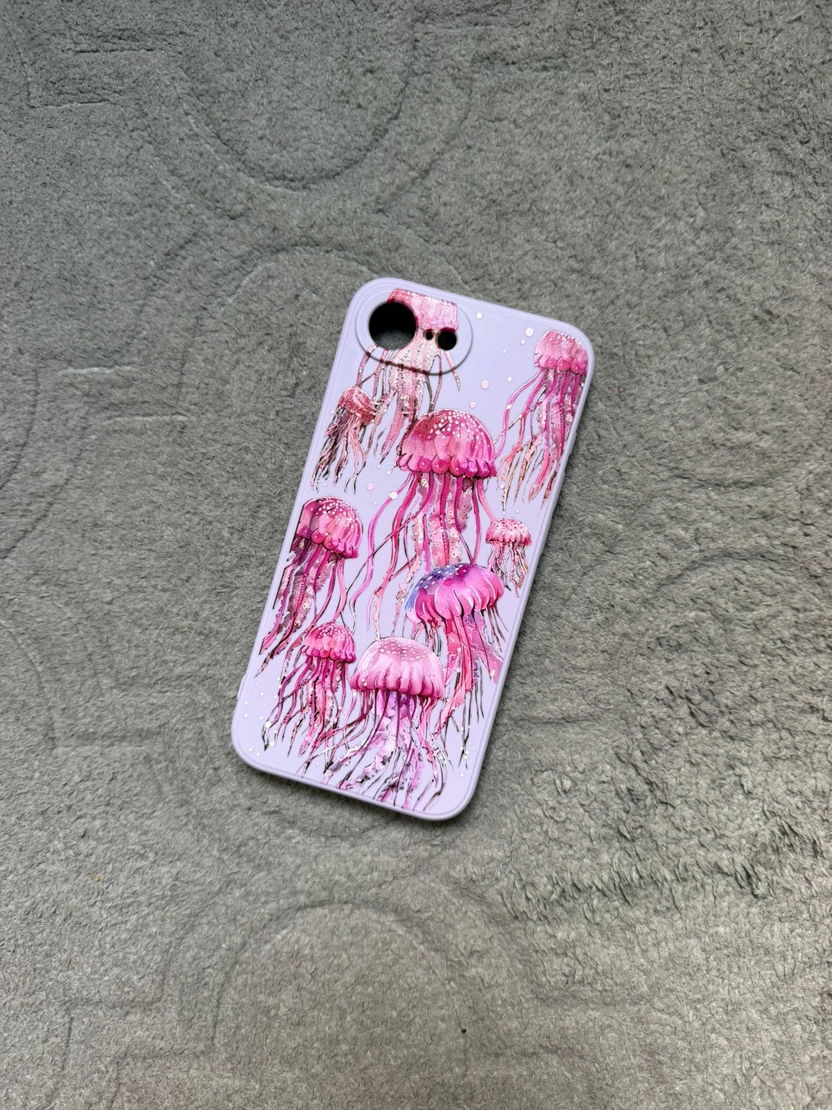 NIEUW iPhone 16e / 17e MagSafe Hoesje | Roze-Lila Jellyfish, Nieuw, Hoesje of Tasje, Ophalen of Verzenden, Roze