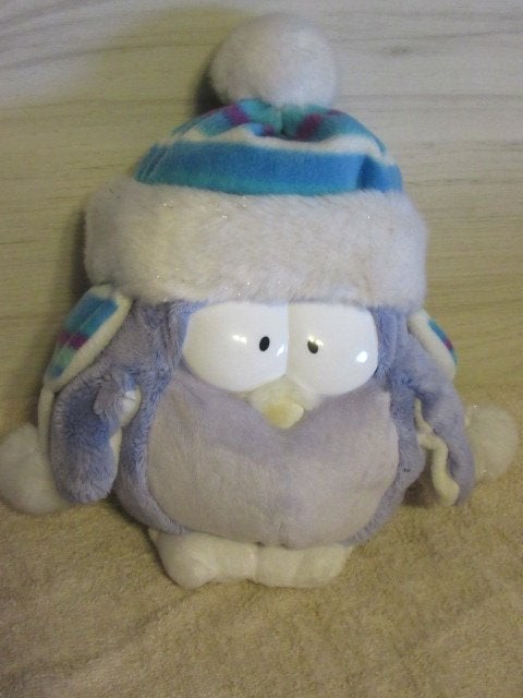 knuffel : Bobble - uil met muts - nieuw - pluche, Verzamelen, Ophalen of Verzenden, Nieuw, Stoffen beer, Overige merken