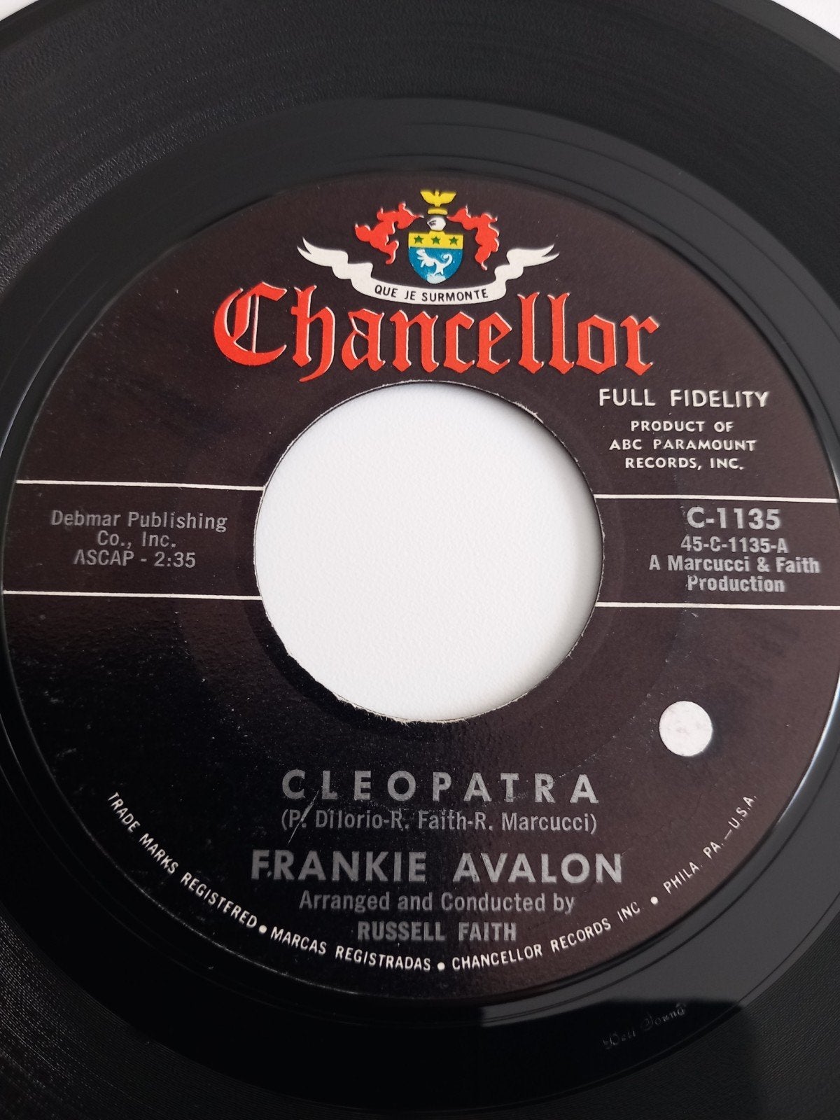 FRANKIE AVALON. CLEOPATRA. OLDIES USA 45T, Enlèvement ou Envoi