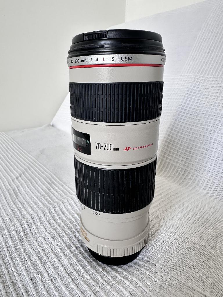 Canon EF 70-200mm f/4 L IS USM, Enlèvement ou Envoi, Utilisé, Téléobjectif, Zoom