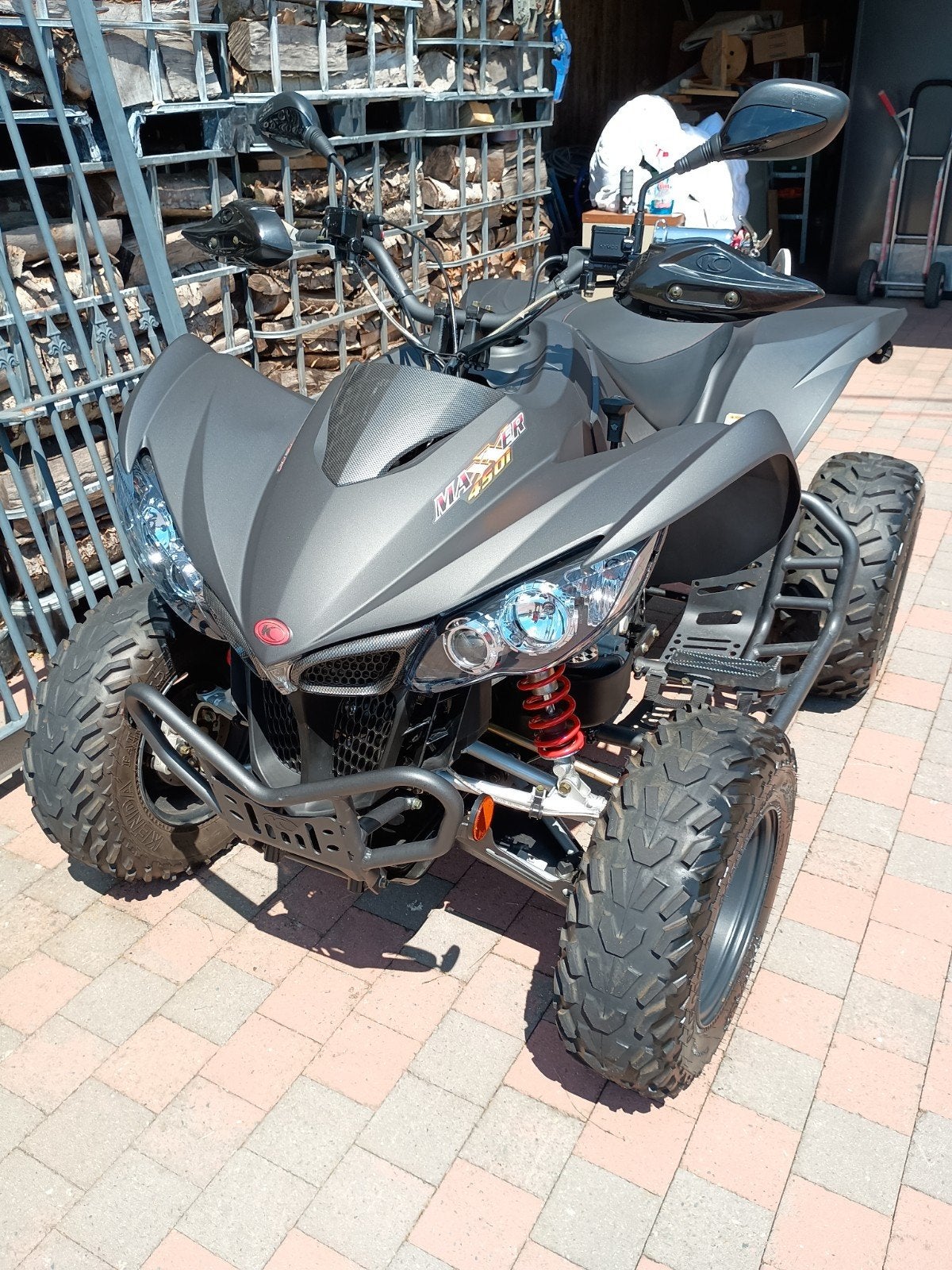 Quad " KYMCO MAXXER 450 I " 2000 Kilomètres, Vélos & Vélomoteurs, Mini Bikes, Midi Bikes & Pit Bikes, Neuf, Autres types, Enlèvement
