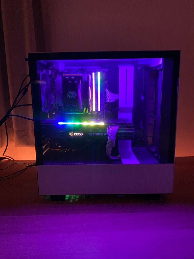 Gaming-pc RTX 3070 – 32 GB RAM – RGB – Witte behuizing, Ophalen, 32 GB, Zo goed als nieuw, Gaming