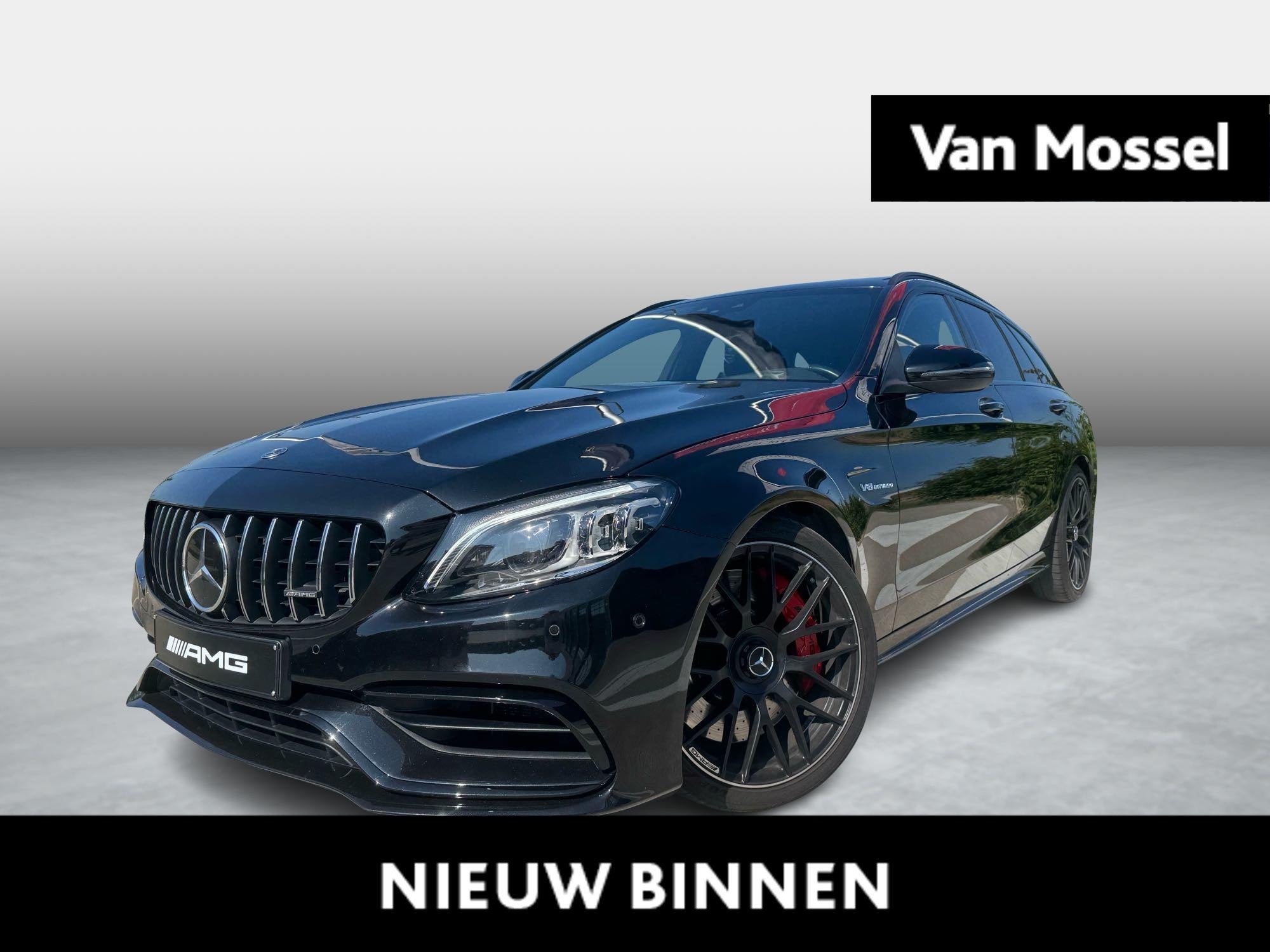 Mercedes-Benz C 63s AMG Break + LICHTE VRACHT + BURMESTER +, Auto's, Automaat, Dealer onderhouden, 4000 cc, Zwart