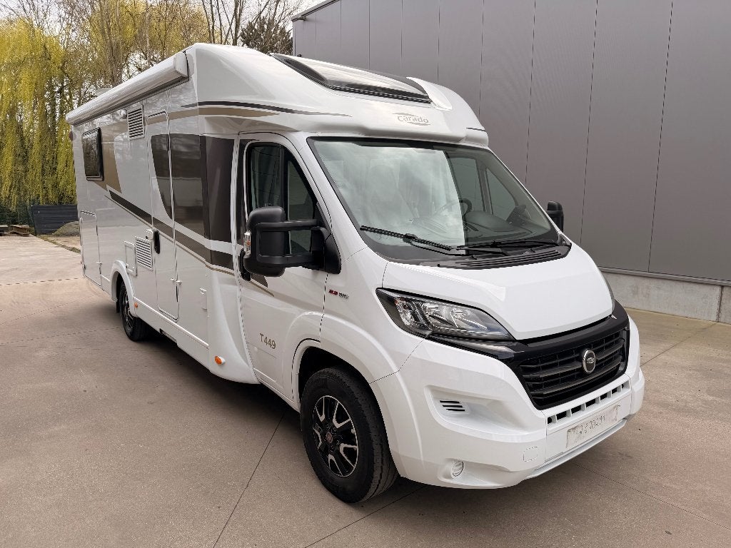 Fiat Carado T449 Bj 2019 Automaat 52.000km, Caravans en Kamperen, Mobilhomes, Automaat, Chemisch toilet, Standaard zit, Fiat