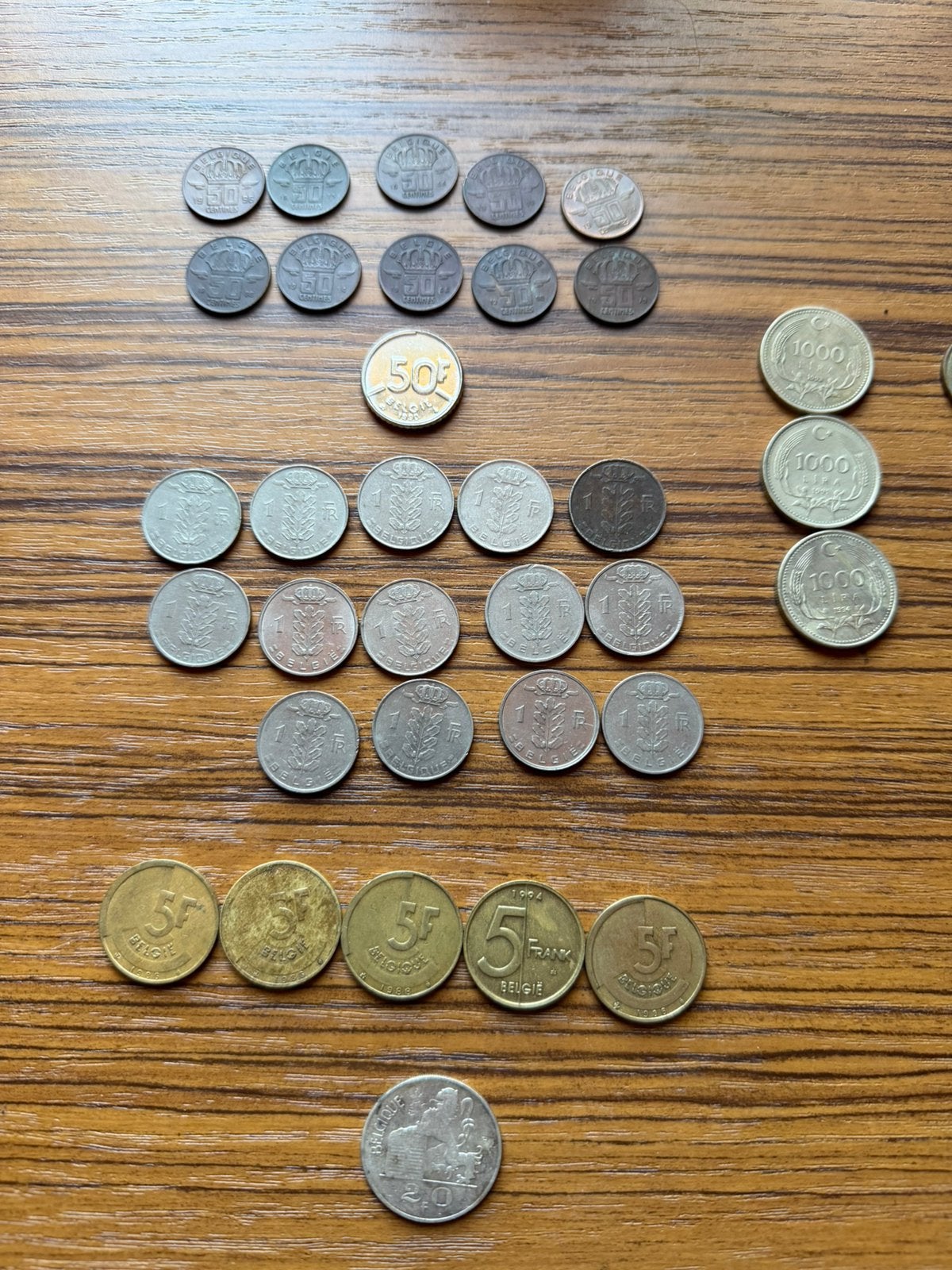 Lot oude munten, Postzegels en Munten, Ophalen, Munten