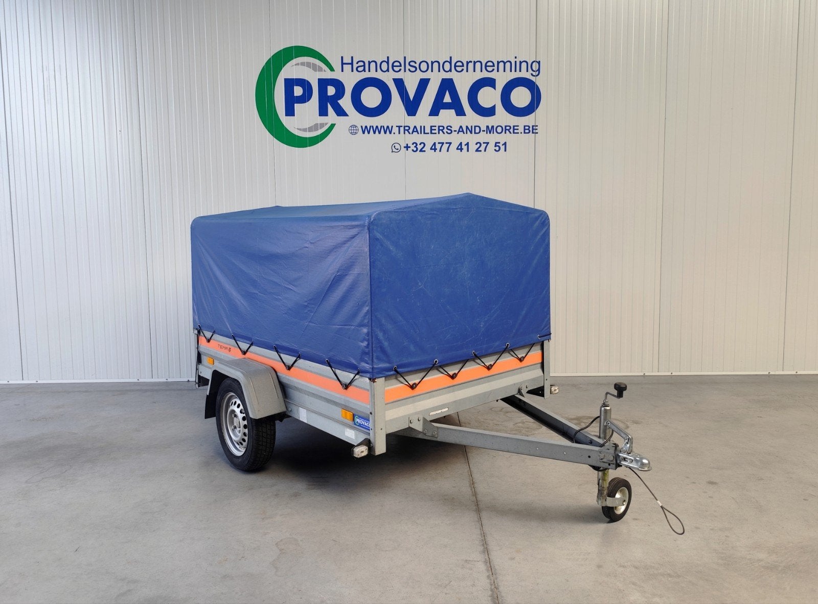 aanhangwagen 750kg — keuringsvrij — coc-attest — perfecte st, Ophalen