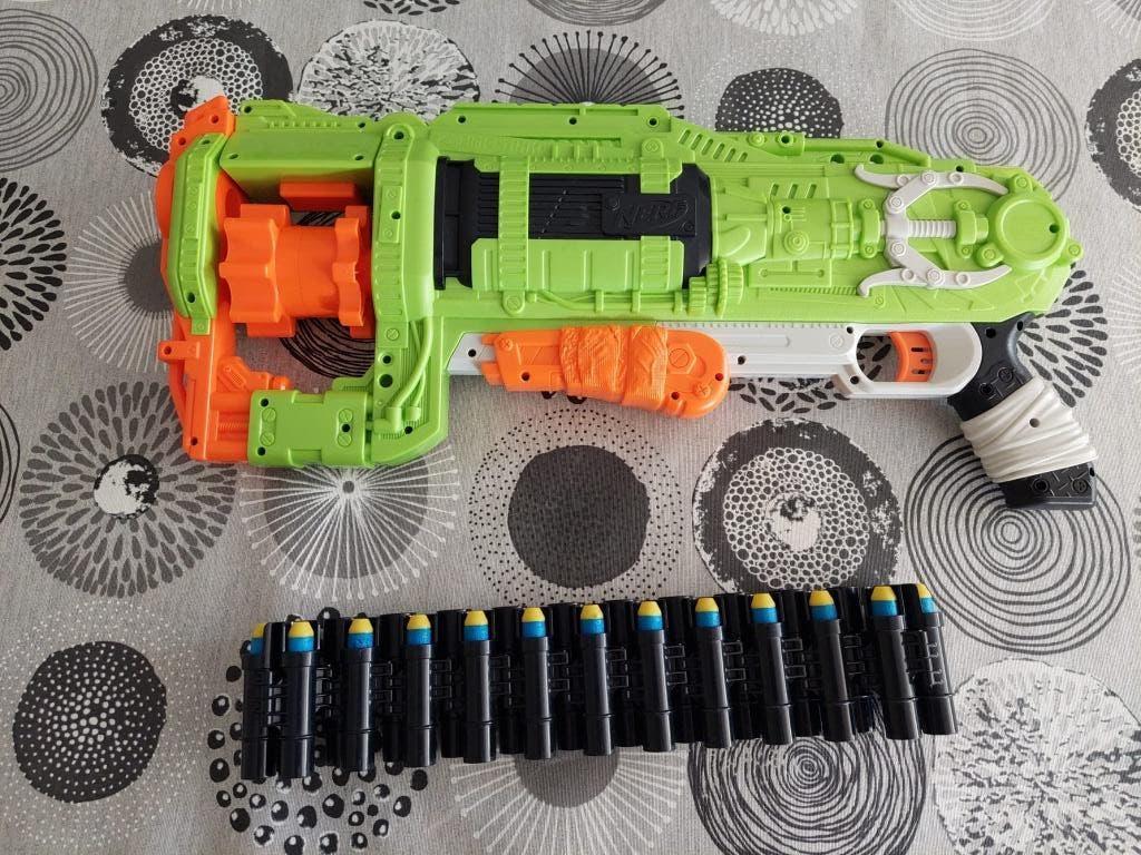 NERF Zombie Strike Ripchain - Blaster, Ophalen, Gebruikt