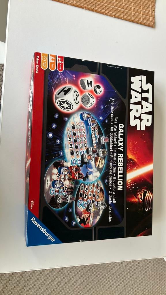 Star Wars Galaxy Rebellion bordspel, Drie of vier spelers, Ophalen, Zo goed als nieuw