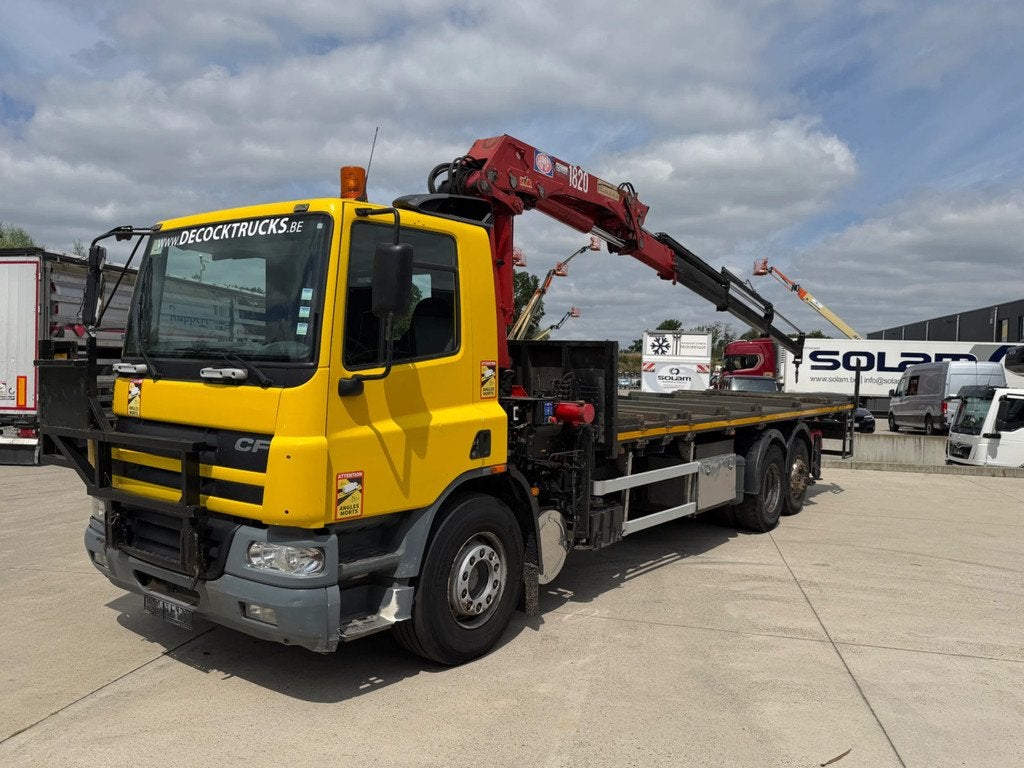 DAF CF75.360 6X2 + HMF1820 BJ2006, Autos, Achat, Entreprise, Autres carburants, DAF