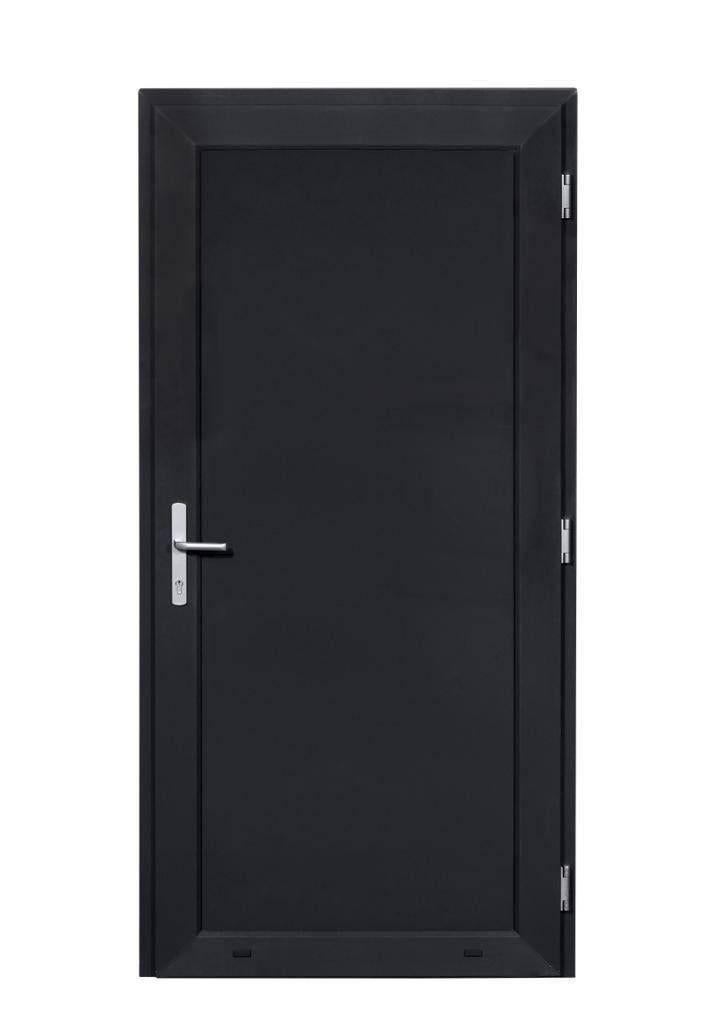 Porte extérieure en plastique avec cadre — En stock, Bricolage & Construction, Enlèvement ou Envoi, Synthétique, Porte extérieure