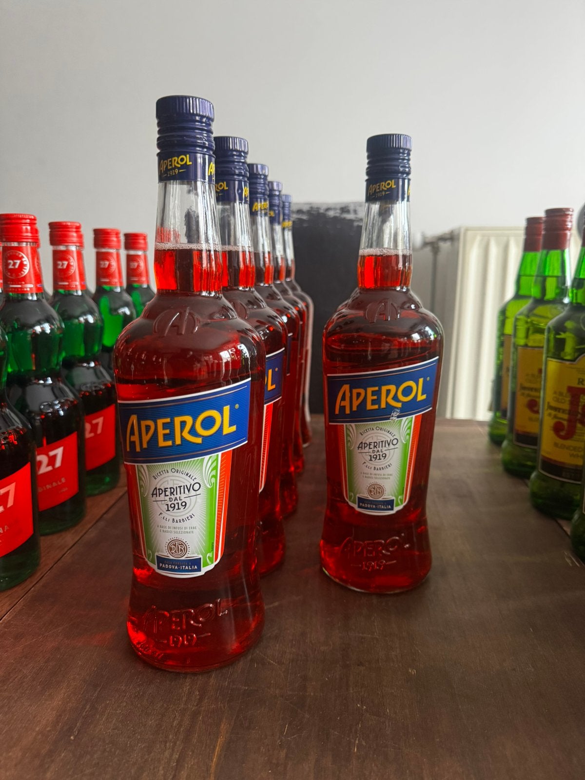Alcool Aperol 1L 9 bouteilles, Enlèvement