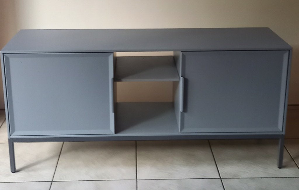 Metalen TV-meubel Ikea, Ophalen, Zo goed als nieuw, Metaal, Minder dan 100 cm