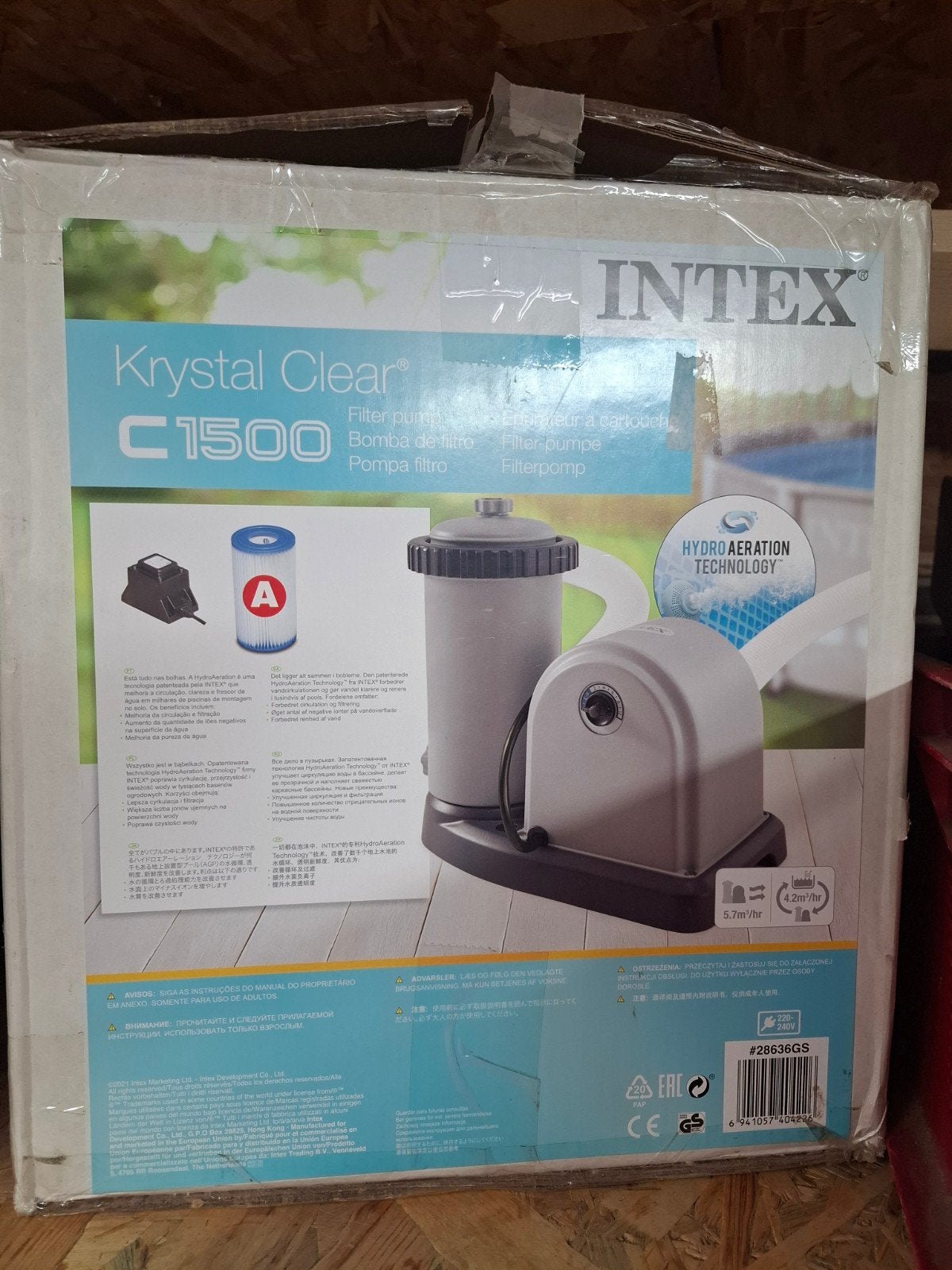 intex pomp c1500, Ophalen, Nieuw