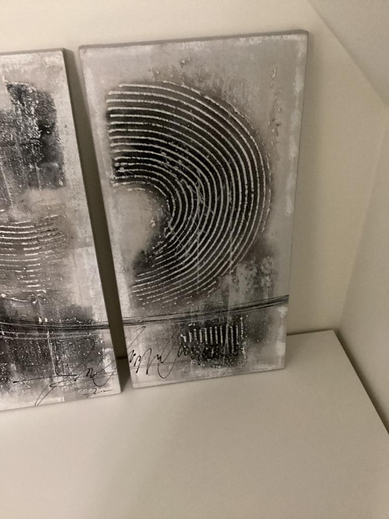 Drieluik op canvas, Antiquités & Art, Art | Peinture | Classique, Enlèvement