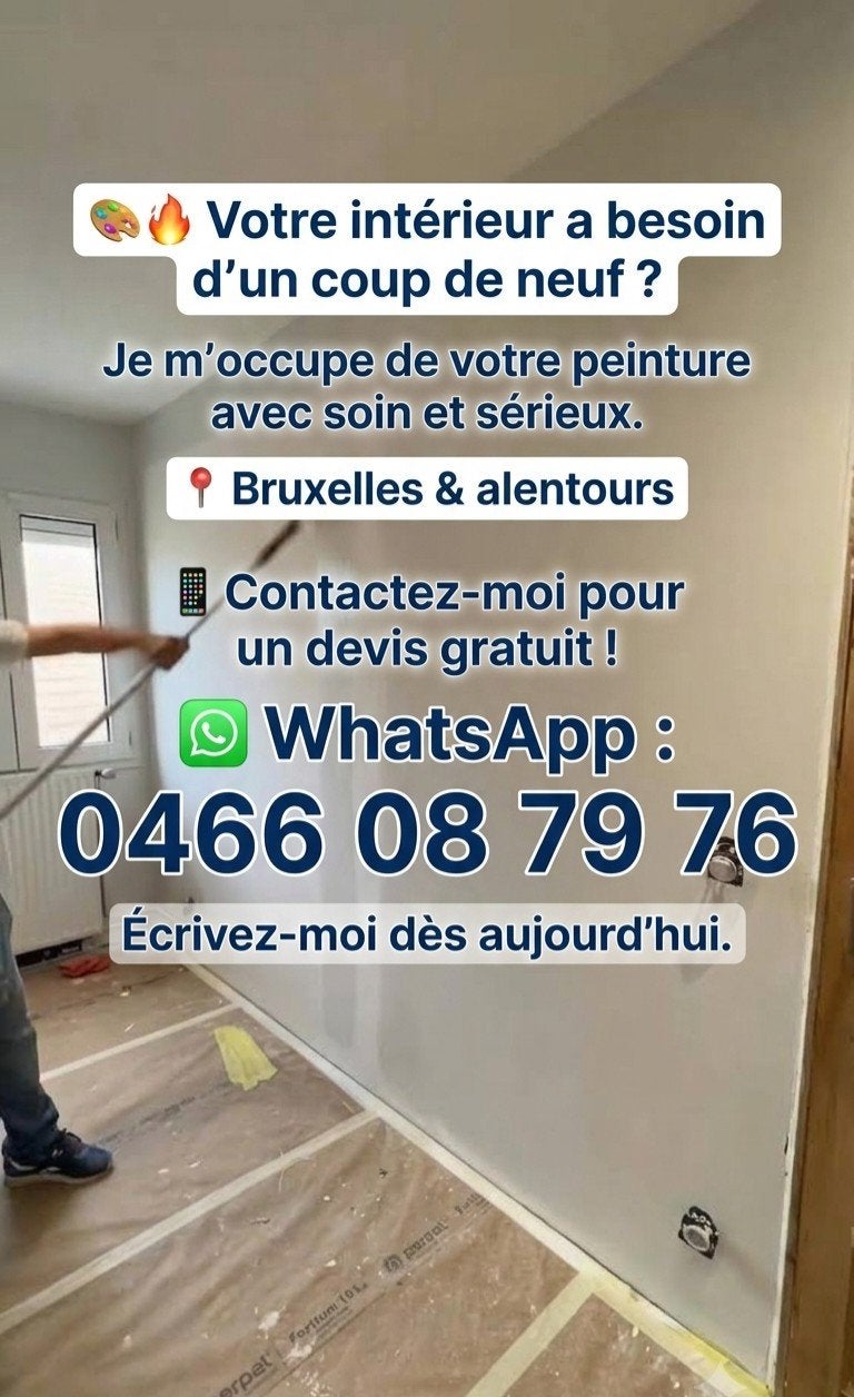 service peinture a Bruxelles, Offres d'emploi