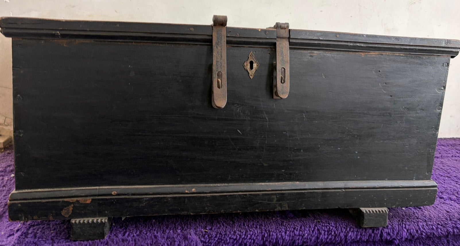 Houten kist, Ophalen, Gebruikt, Minder dan 50 cm, 75 tot 100 cm