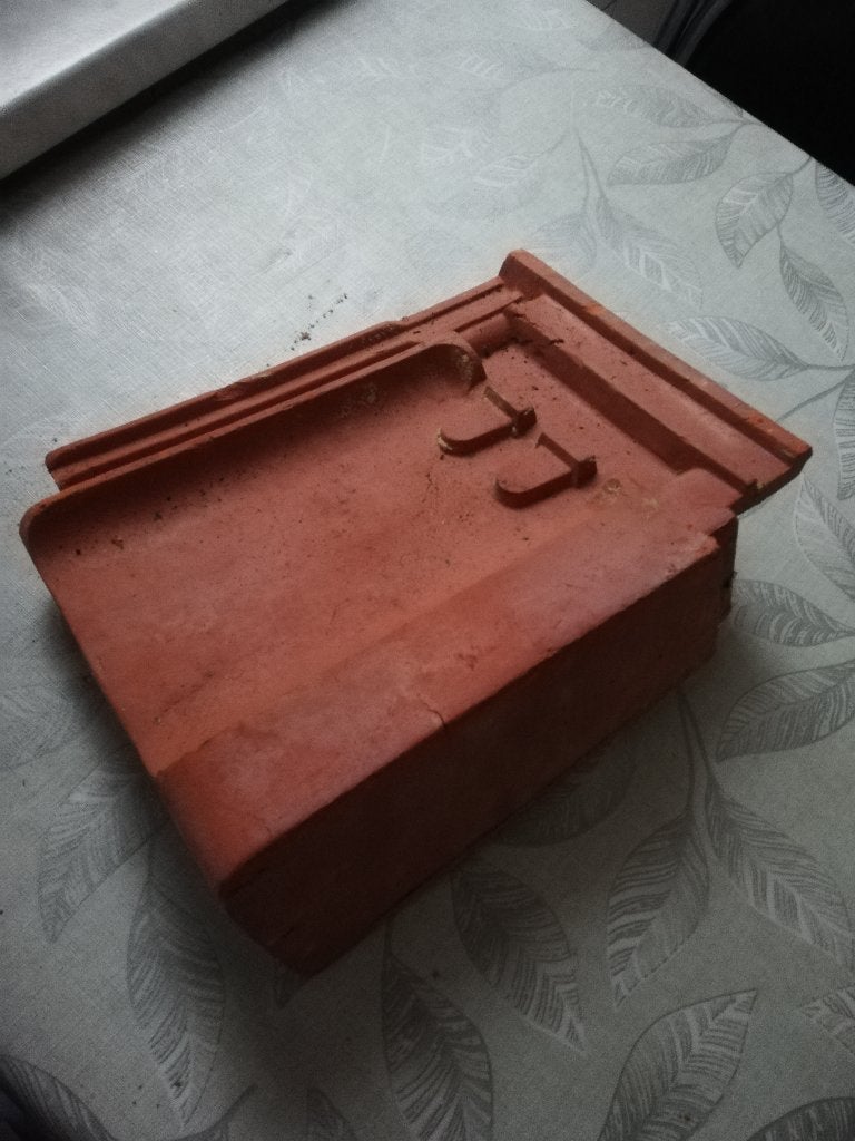 gevelpannen, Doe-het-zelf en Bouw, Dakpannen en Dakbedekking, Ophalen, Gebruikt