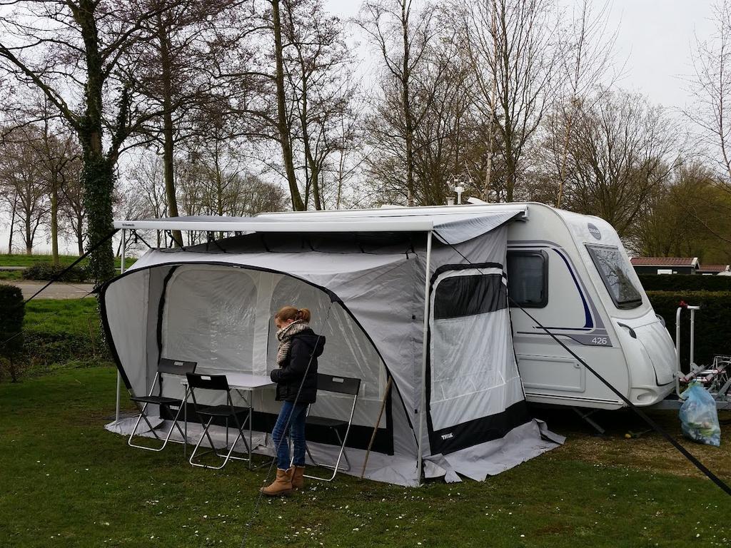 Voortent Thule Quickfit, medium, Caravanes & Camping, Enlèvement, Utilisé, Thule