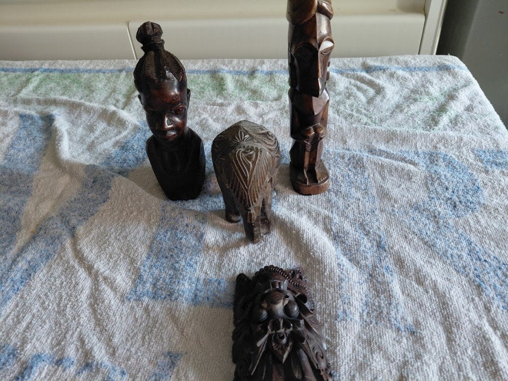 afrikaanse kunst, Bruin, Afrika, Handgemaakt, Beeld