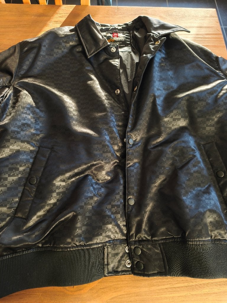 Alpha industries veste, Ophalen, Alpha industries, Zwart, Maat 56/58 (XL)