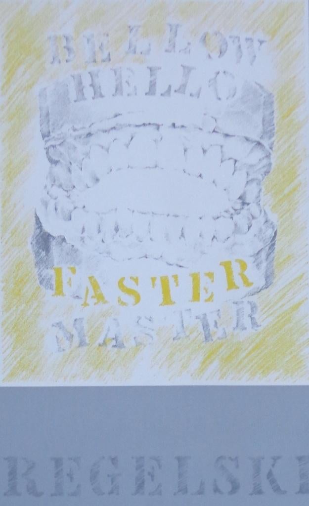 KAY REGELSKI / AFFICHE / KLEURZEEFDRUK / 89x60cm / PANTER, Antiquités & Art, Art | Lithographies & Sérigraphies, Enlèvement ou Envoi