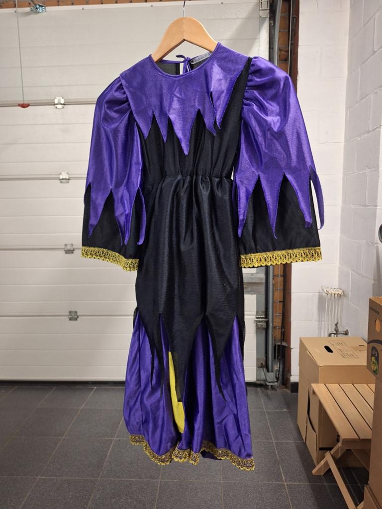 Verkleedkleed heks of tovenaar, Ophalen of Verzenden, Zo goed als nieuw, Maat 34 (XS) of kleiner, Kleding