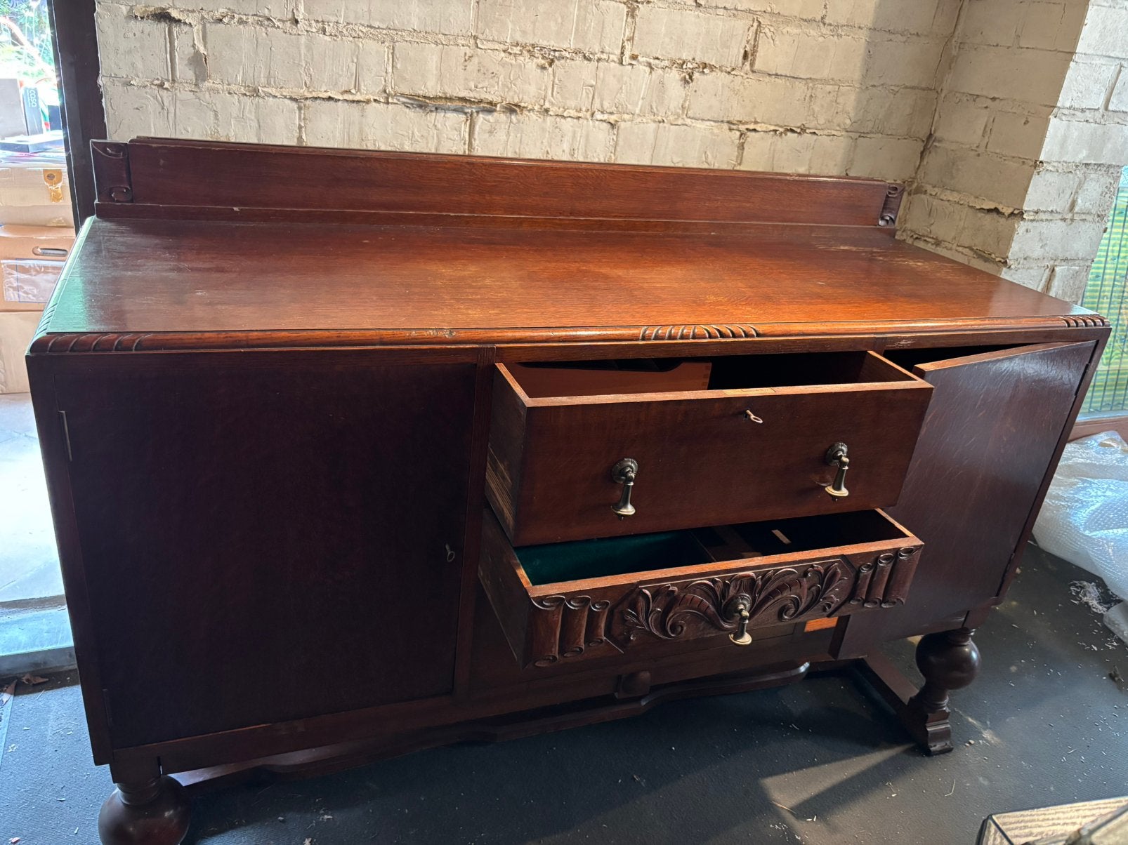 Antieke vintage dressoir, Huis en Inrichting, Kasten | Secretaires, Ophalen, Gebruikt