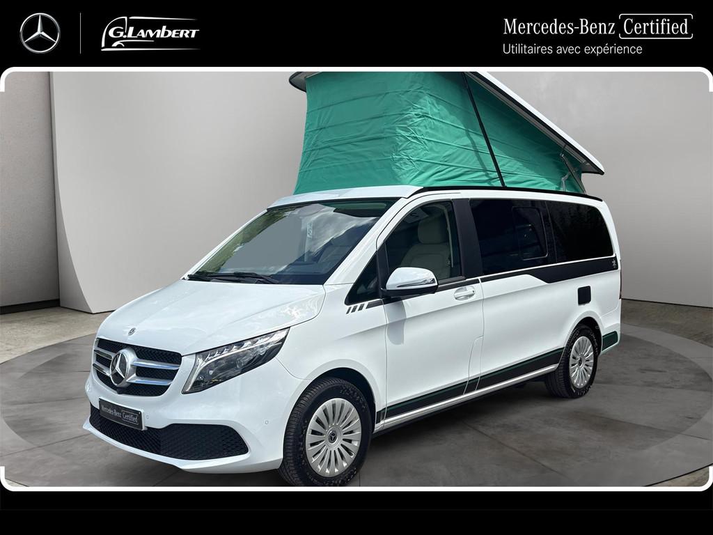 Mercedes-Benz V-klasse 300d 4-MATIC Lang MARCO POLO, Alarme, Entreprise, Automatique, Blanc