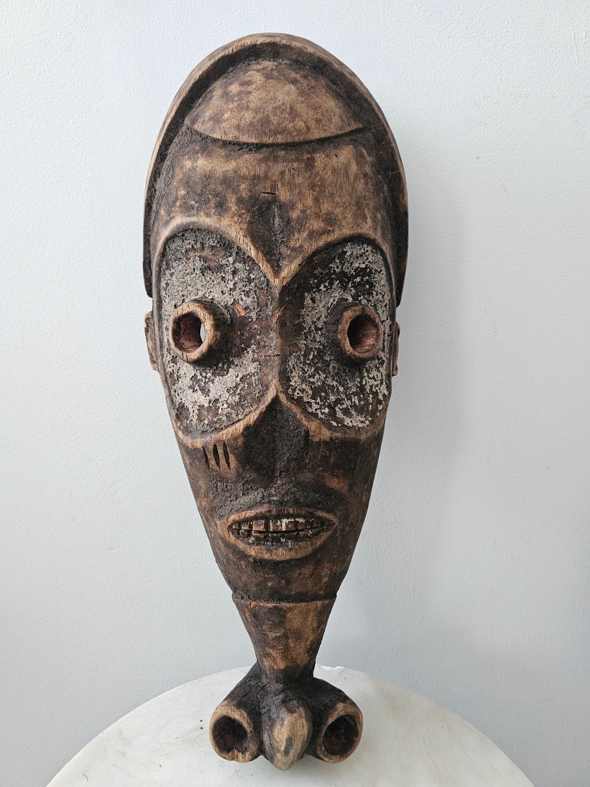 Ibibio masker uit Nigeria 48cm