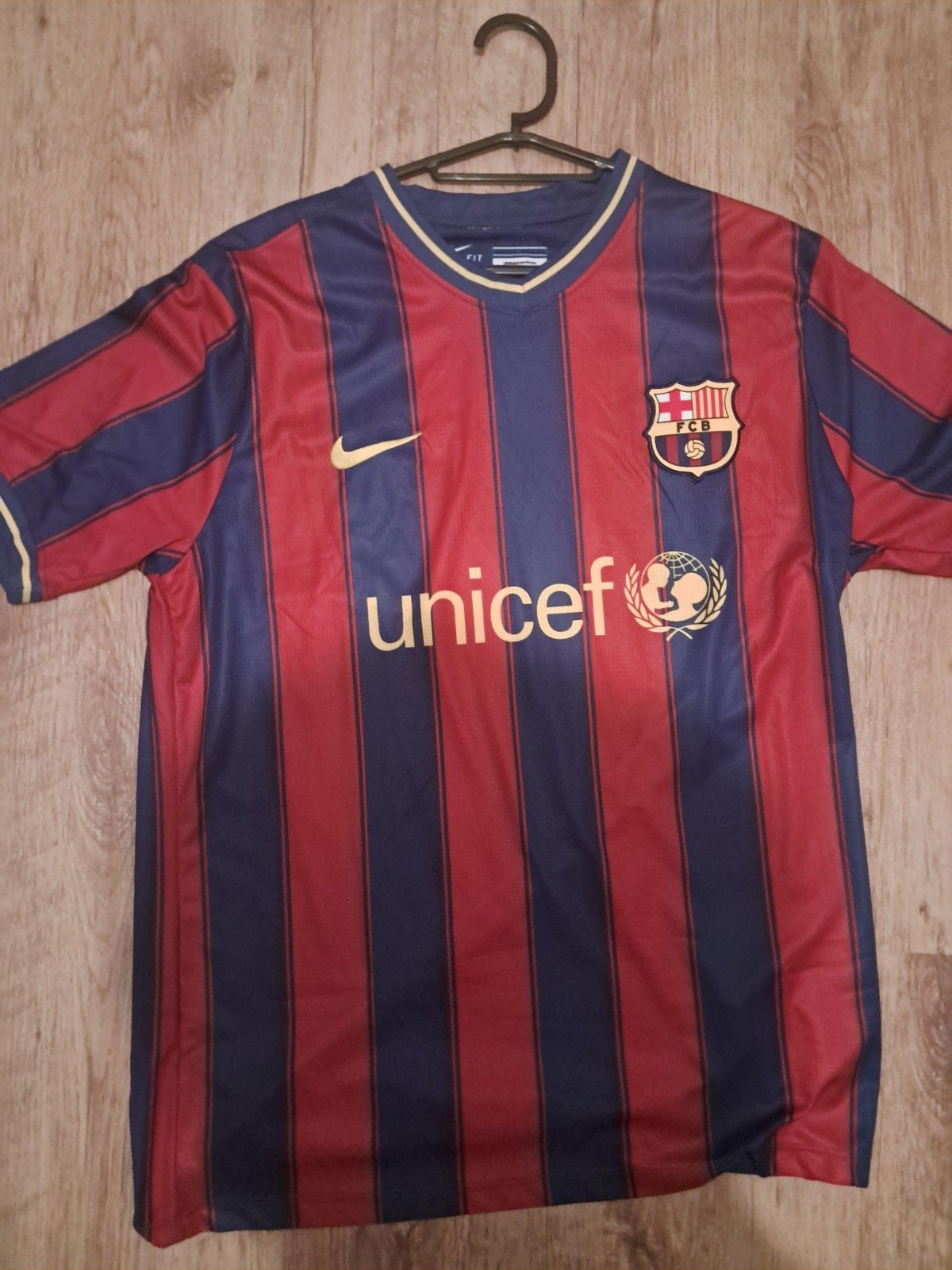 FC Barcelona Messi shirt nr. 10 — Zo goed als nieuw, Maat 52/54 (L), Blauw, Nieuw, Ophalen of Verzenden