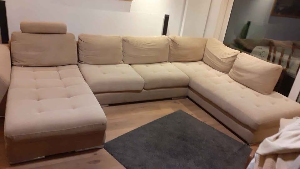 Grote comfortabele zetel voor woonkamer, Ophalen, Gebruikt, Stof, Hedendaag, gezellig
